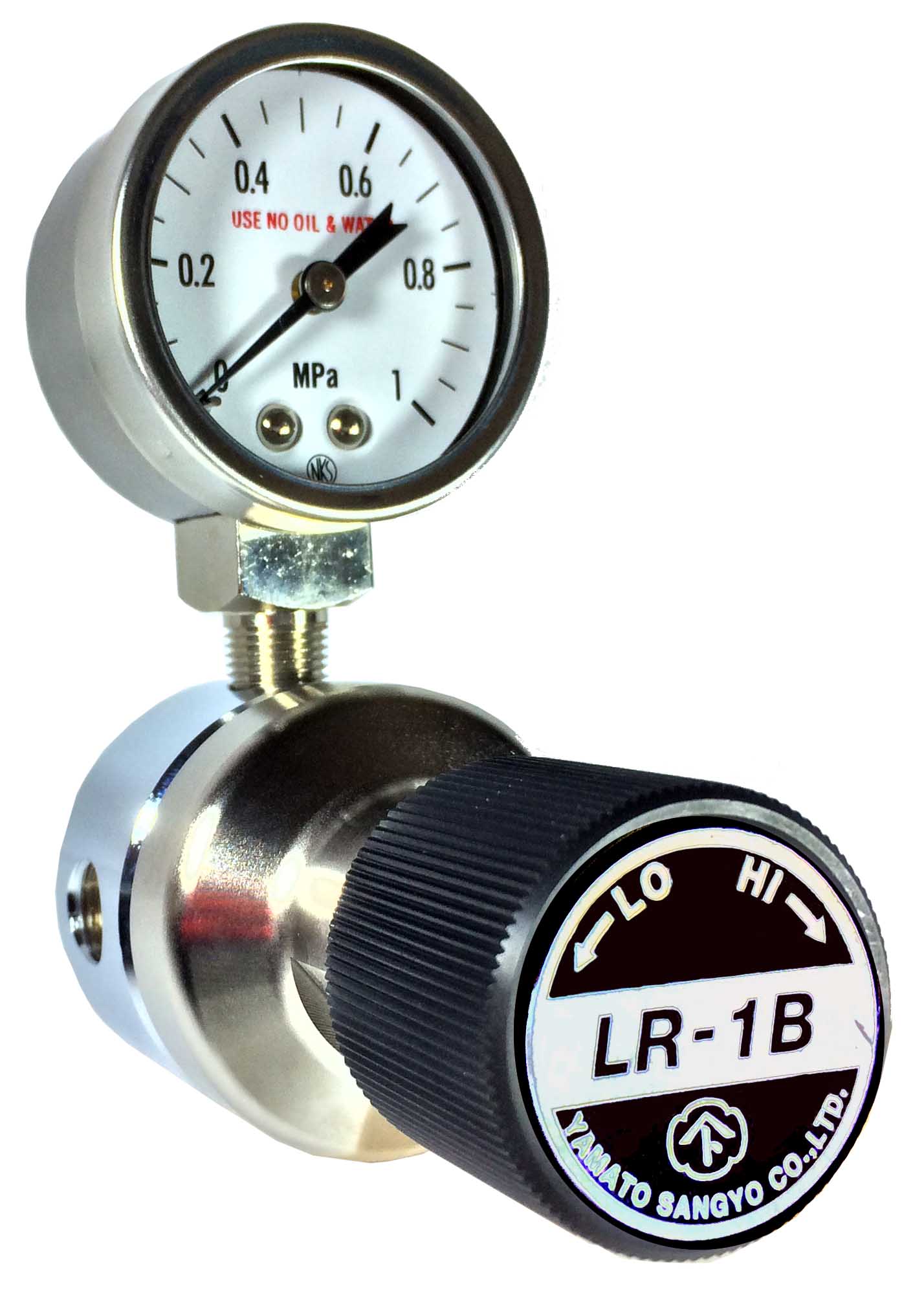 新品 □ヤマト 分析機用二段圧力調整器 FR-1B FR1BR12N012204H2