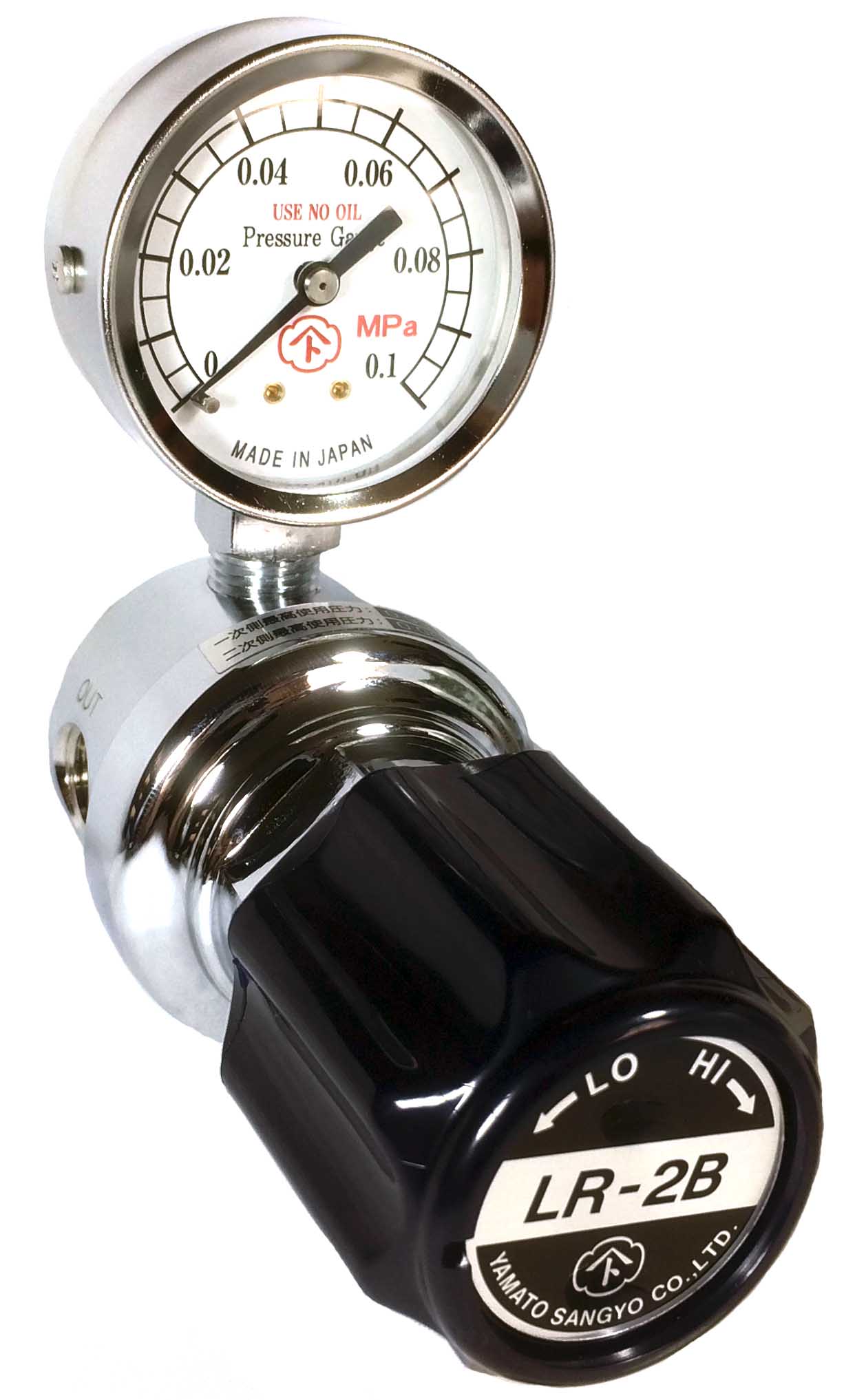 新品 □ヤマト 分析機用二段圧力調整器 FR-1B FR1BR12N012204H2